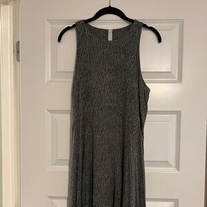 Athleta Sleeveless Dress, Green multi, Medium